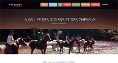Desktop Screenshot of indiansvallee.com