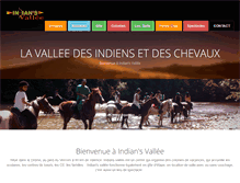 Tablet Screenshot of indiansvallee.com